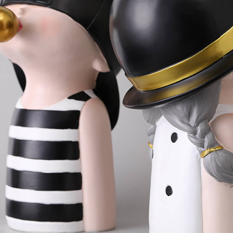 Lighteme Seifenblasen blasendes Mädchen, Harzornament