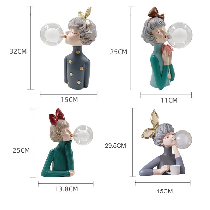 Lighteme Bubble Girl Dekoratives Umgebungslicht