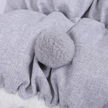 Lighteme Bunny Samtkatzen-Spiel- und Schlafröhre Warmer Tunnel