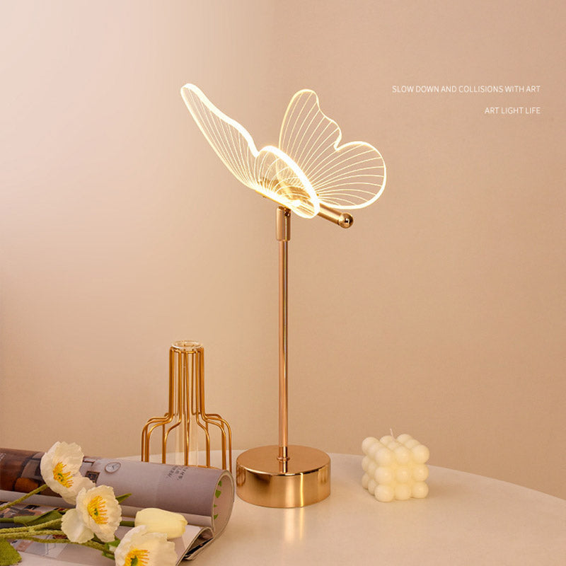 Lampe de table Lighteme Butterfly Flower