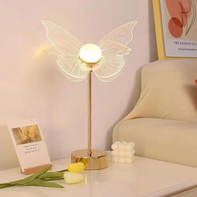 Lampe de table Lighteme Butterfly Flower