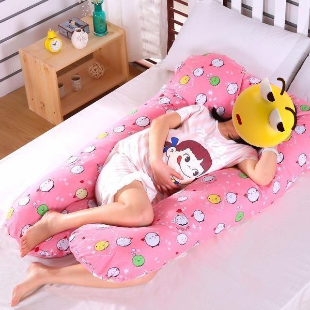 Lighteme Schwangerschaftskissen, Stillkissen, U-förmiges Körperkissen für Schwangere