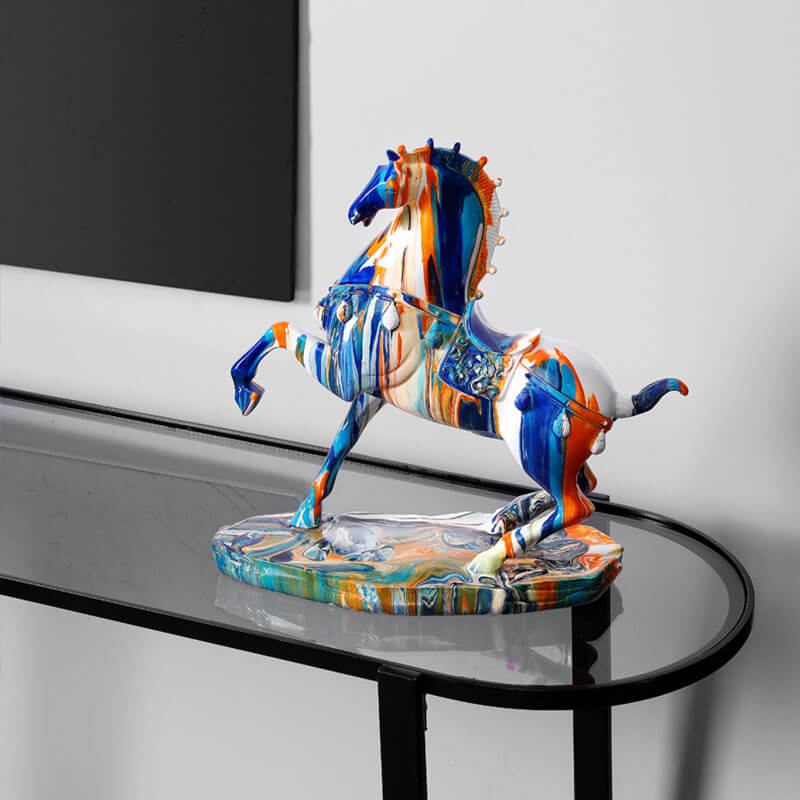 Lighteme Dekorative Ornamente mit Camouflage-Muster, Pferd