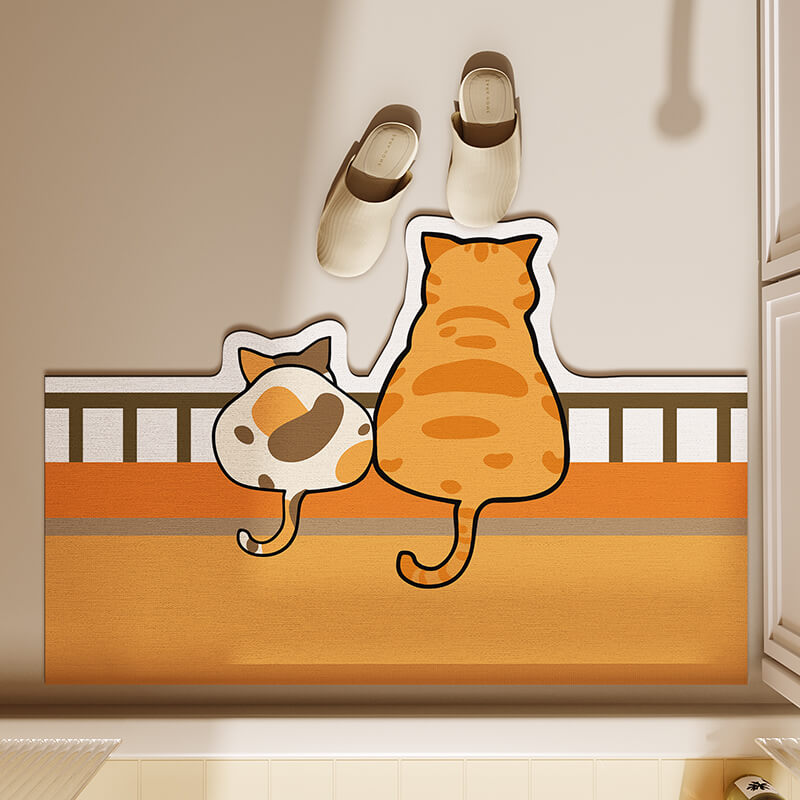 Lighteme Cartoon Diatom Mud Bath Mat