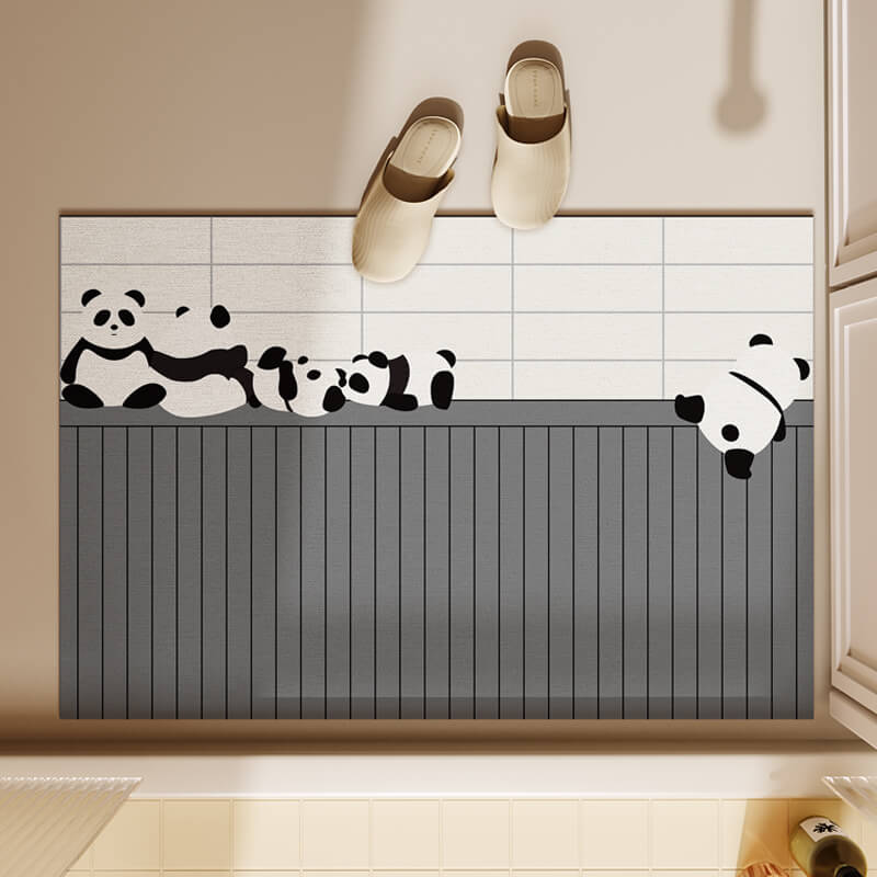 Lighteme Cartoon Diatom Mud Bath Mat