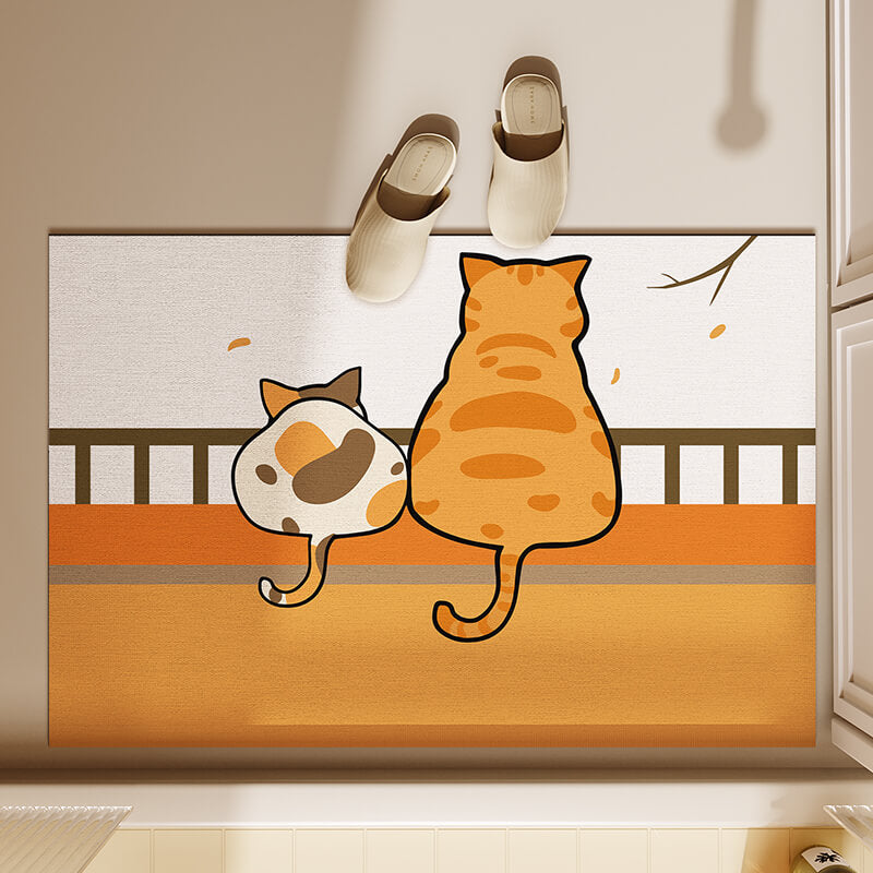 Lighteme Cartoon Diatom Mud Bath Mat