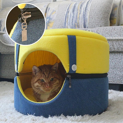 Nid pour chat Lighteme Cartoon à double usage (4 couleurs)