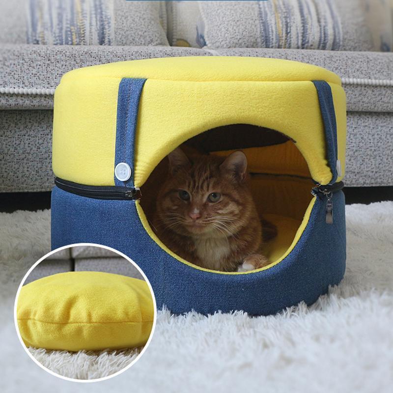 Nid pour chat Lighteme Cartoon à double usage (4 couleurs)