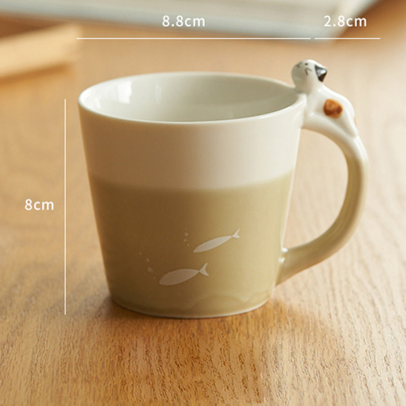 Lighteme Cat Ceramic Mug