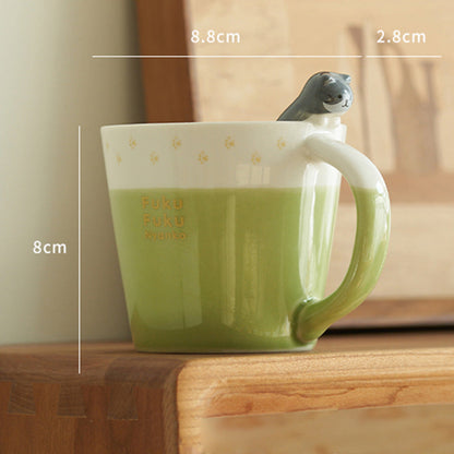 Lighteme Cat Ceramic Mug