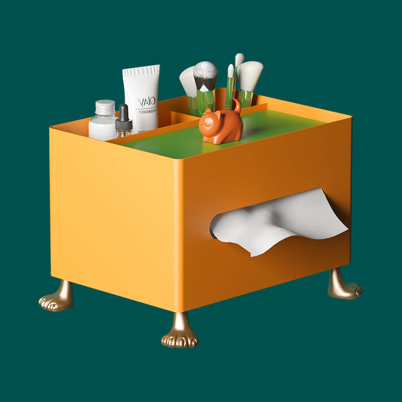 Lighteme Multifunktionale Taschentuchbox mit Katzenkralle