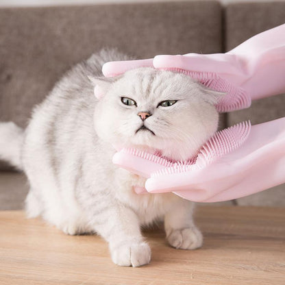 Lighteme Katzenbade-Haarentfernungs-Massagehandschuh (2 Farben)