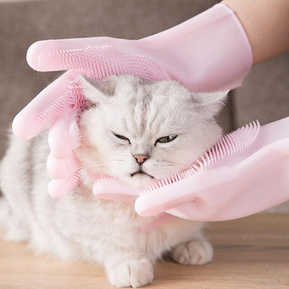 Lighteme Katzenbade-Haarentfernungs-Massagehandschuh (2 Farben)