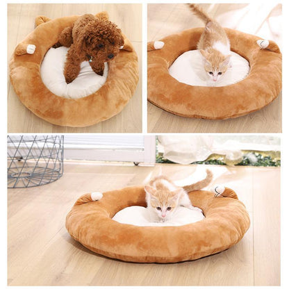 Coussin épais et doux Lighteme Cat, motif dessin animé mignon