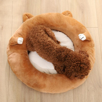 Coussin épais et doux Lighteme Cat, motif dessin animé mignon