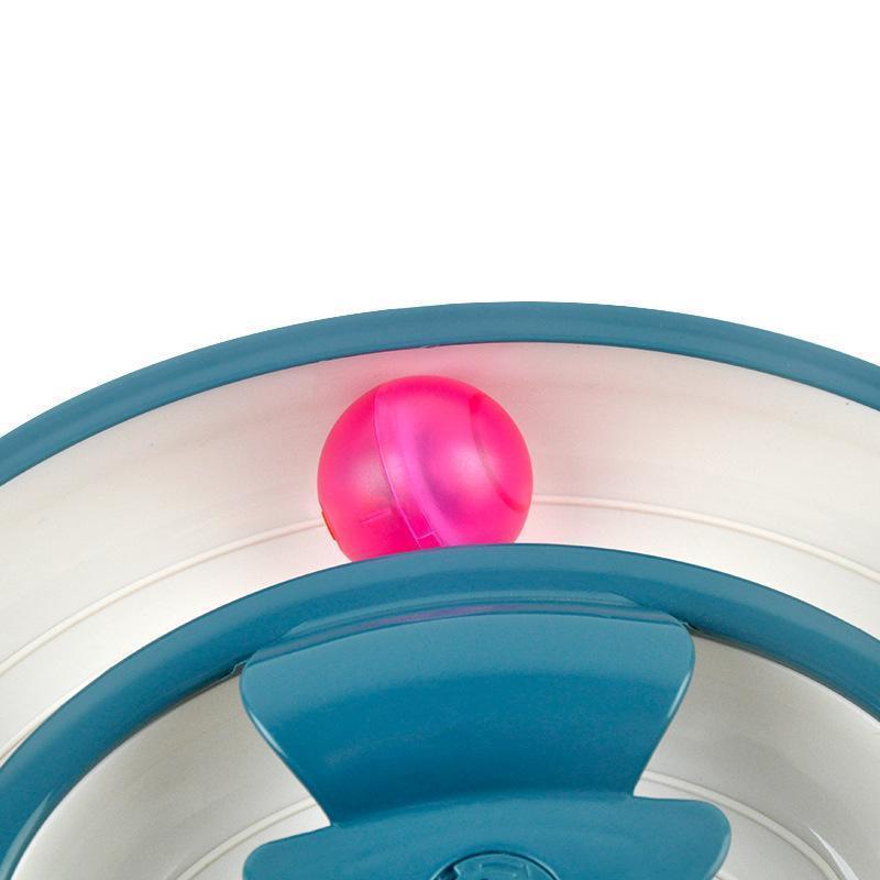 Lighteme Katzen-Drehteller-Spielzeug mit akustooptischem Ball (3 Farben)