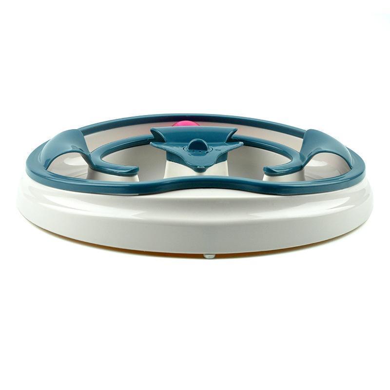 Lighteme Katzen-Drehteller-Spielzeug mit akustooptischem Ball (3 Farben)