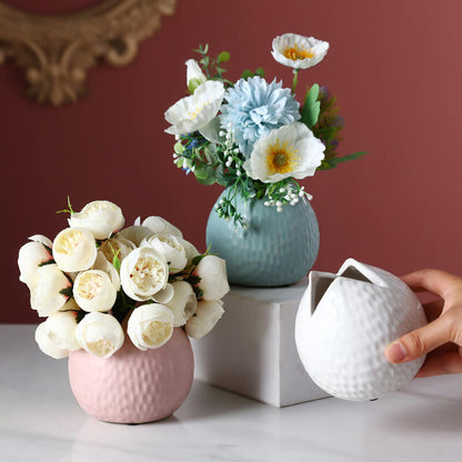 Lighteme Ceramic Embossed Vase