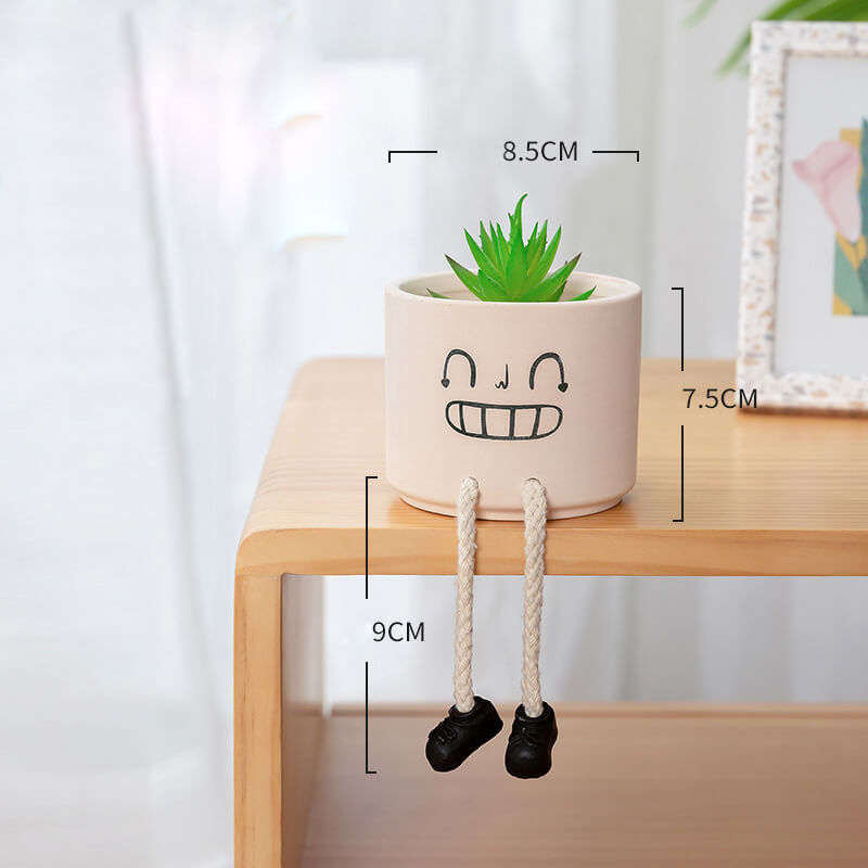Lighteme Ceramic Emoji Vase
