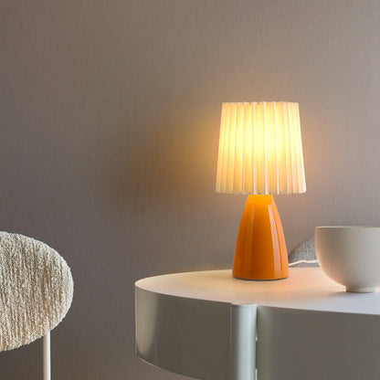 Lighteme Ceramic Pleated Table Lamp