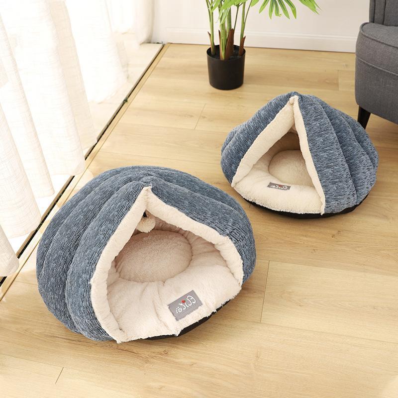 Lit pour chat Lighteme en polaire chenille triangulaire PV (2 tailles)