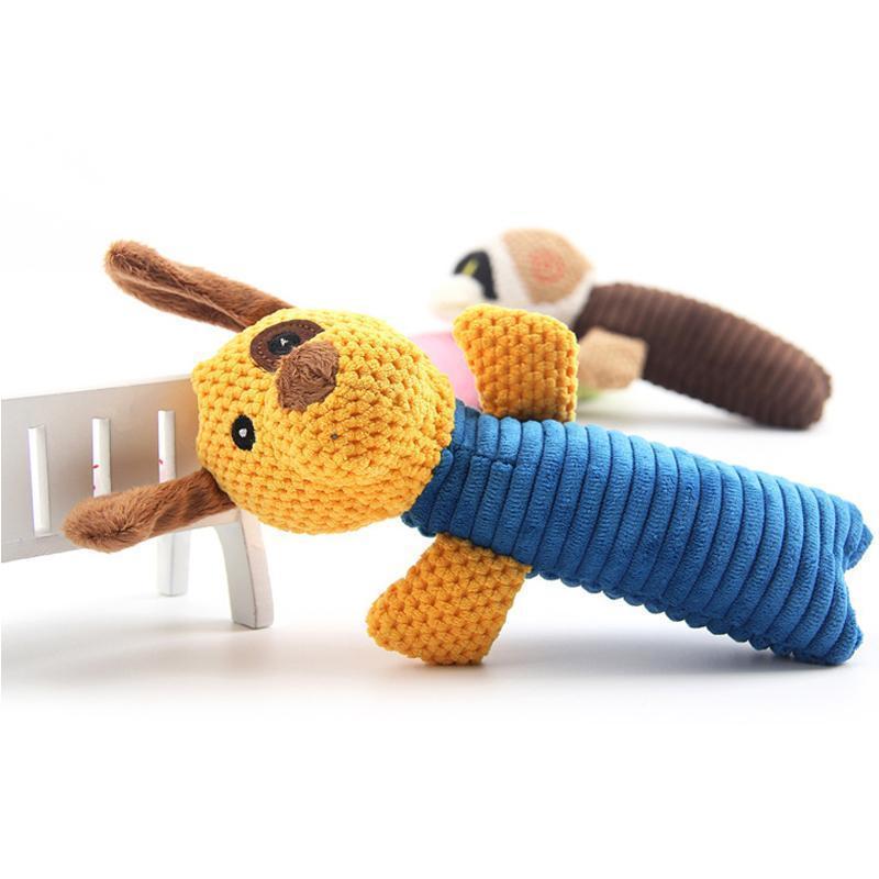 Jouet pour chien en peluche à mâcher Lighteme (3 couleurs)