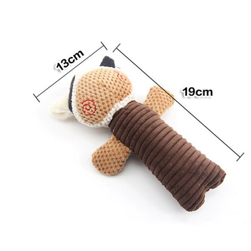 Jouet pour chien en peluche à mâcher Lighteme (3 couleurs)