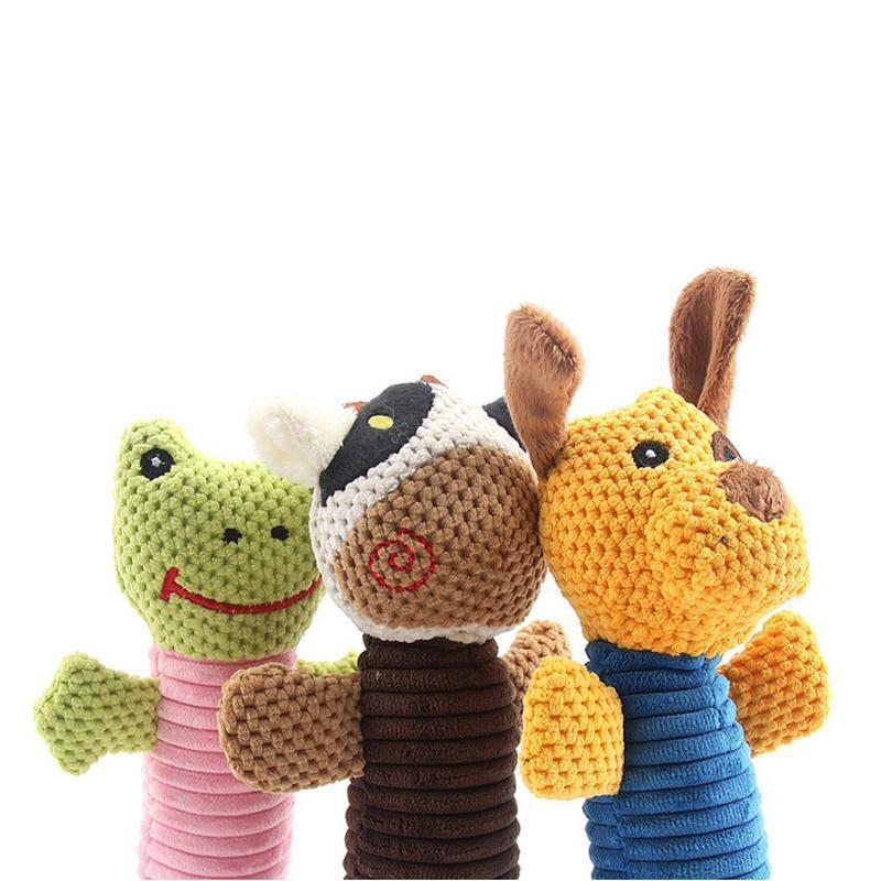 Jouet pour chien en peluche à mâcher Lighteme (3 couleurs)