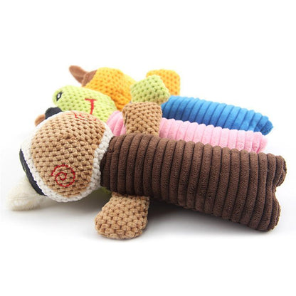 Jouet pour chien en peluche à mâcher Lighteme (3 couleurs)