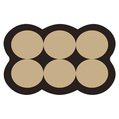 Lighteme Circle Color Matching Diatom Mud Bath Mat