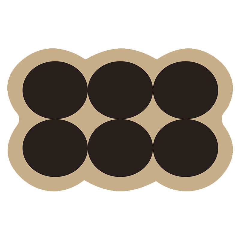 Lighteme Circle Color Matching Diatom Mud Bath Mat