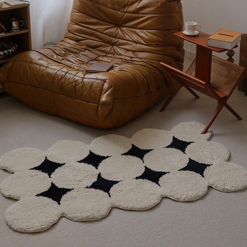 Tapis décoratif à motif circulaire Lighteme