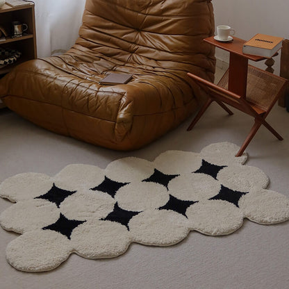 Tapis décoratif à motif circulaire Lighteme