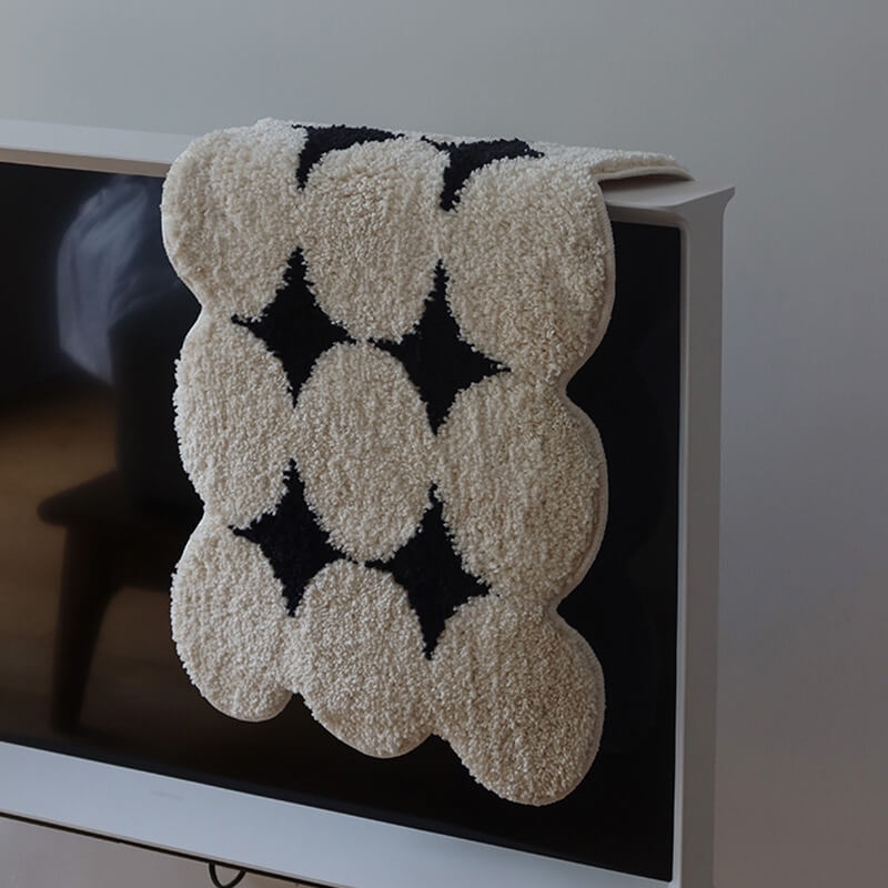 Tapis décoratif à motif circulaire Lighteme