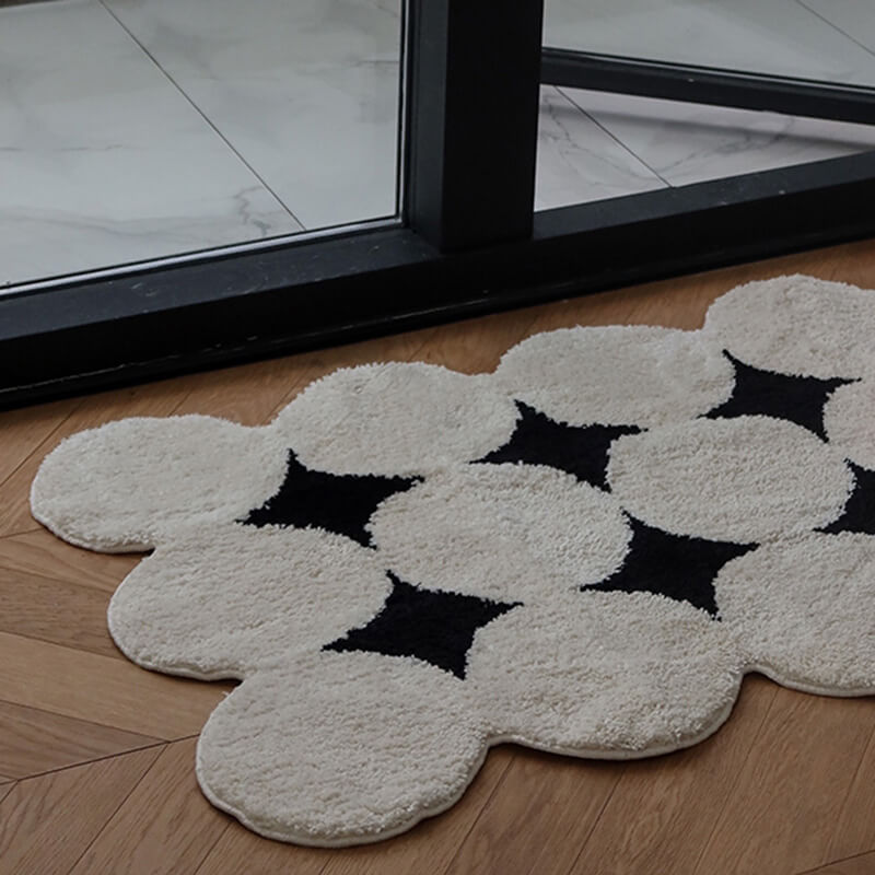 Tapis décoratif à motif circulaire Lighteme