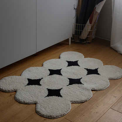 Tapis décoratif à motif circulaire Lighteme
