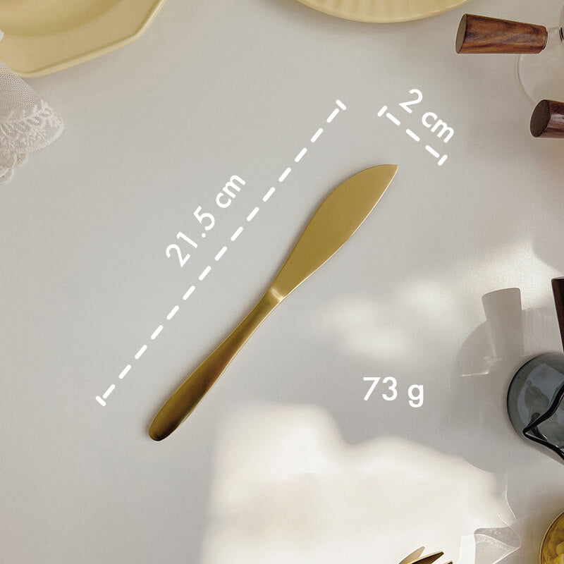 Ensemble de 5 couverts Lighteme Classic Simple en acier inoxydable