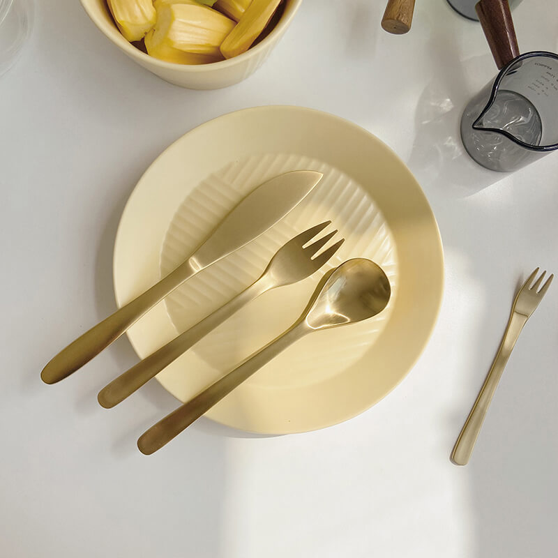 Ensemble de 5 couverts Lighteme Classic Simple en acier inoxydable