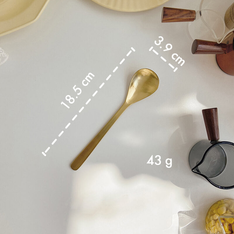 Ensemble de 5 couverts Lighteme Classic Simple en acier inoxydable