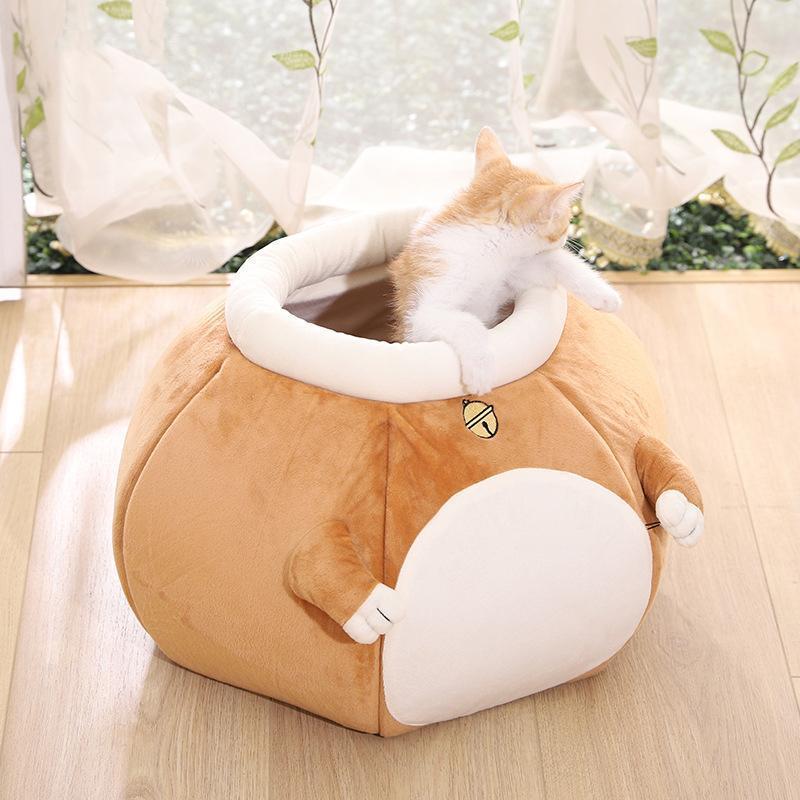 Éponge chaude fermée Lighteme Joli nid pour chat