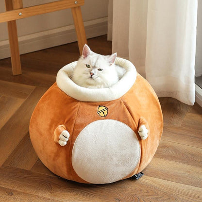 Éponge chaude fermée Lighteme Joli nid pour chat