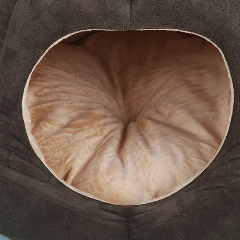 Maison pour chat pliable en forme de souche Lighteme (2 couleurs)