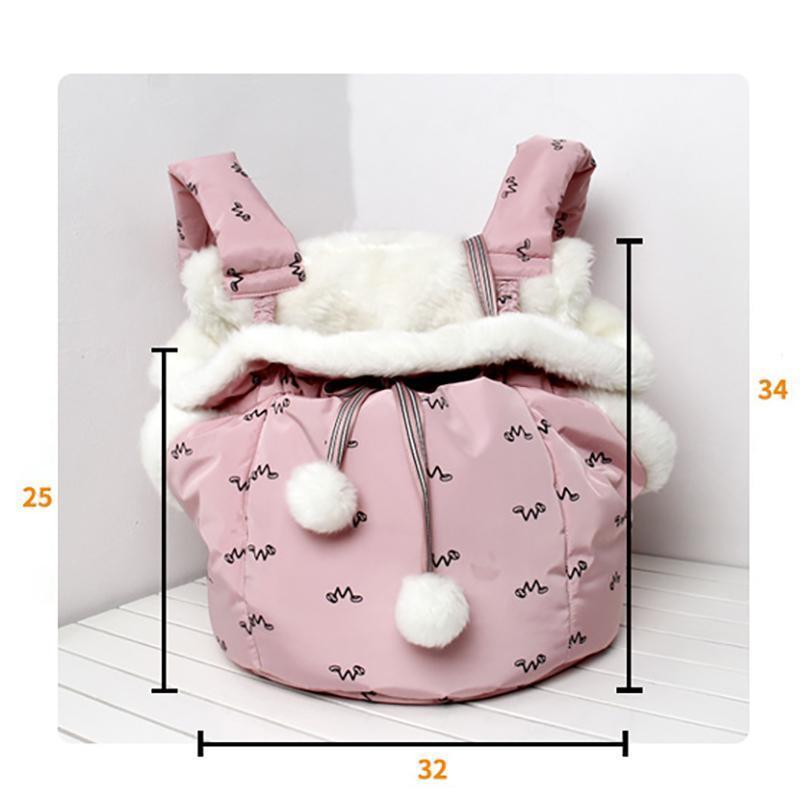 Lighteme Komfortable Haustiertasche, warme Tragetasche für die Brust (2 Farben)