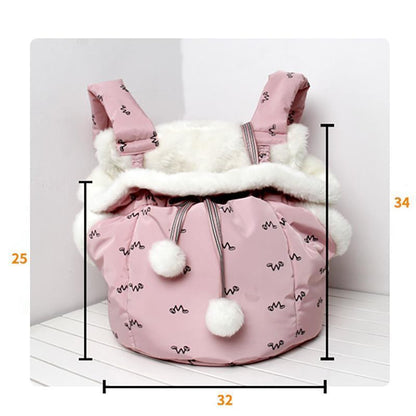 Lighteme Komfortable Haustiertasche, warme Tragetasche für die Brust (2 Farben)