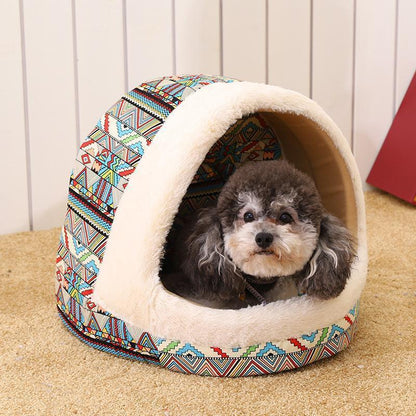 Tapis de niche Lighteme confortable à motifs pour chiots (2 couleurs)