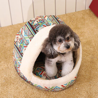 Tapis de niche Lighteme confortable à motifs pour chiots (2 couleurs)