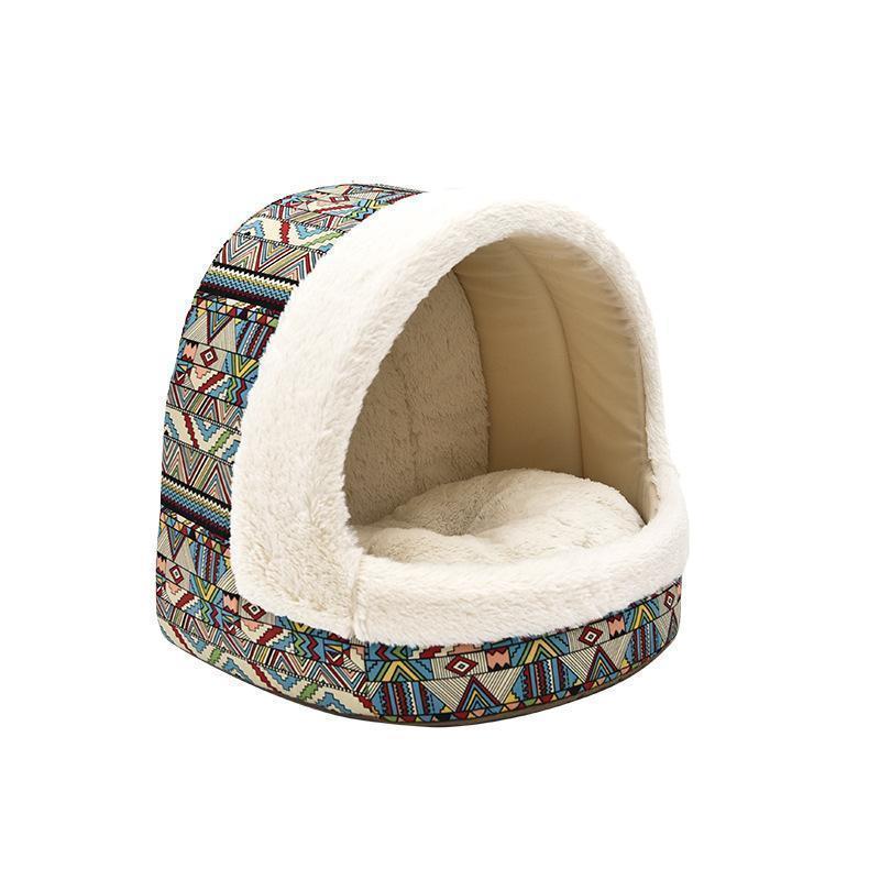 Tapis de niche Lighteme confortable à motifs pour chiots (2 couleurs)