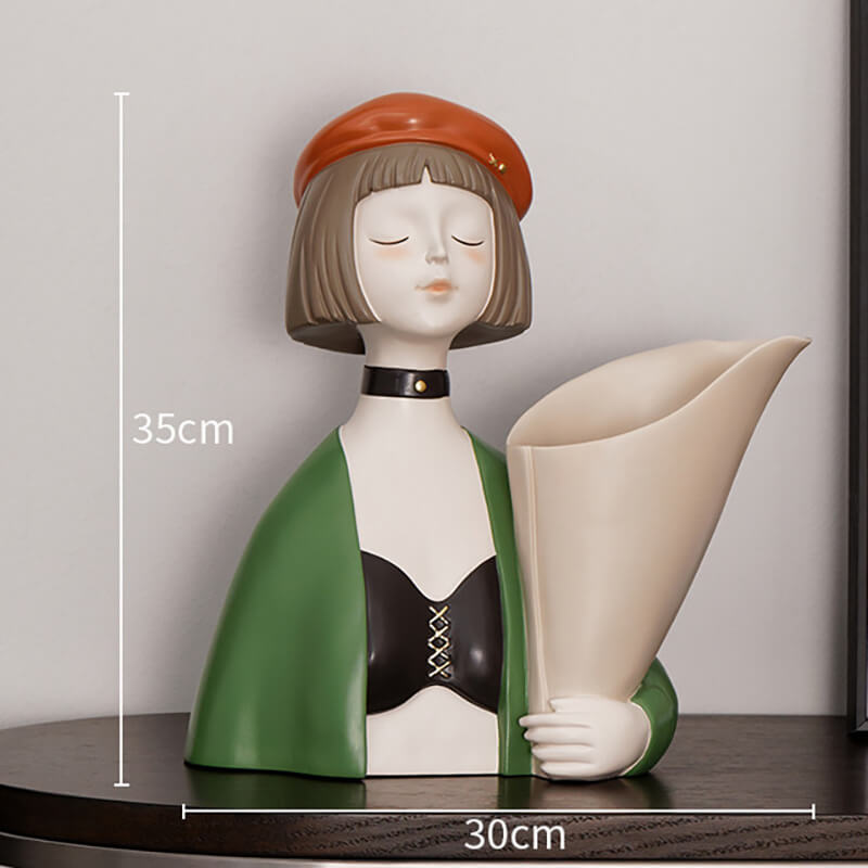 Lighteme Cool Girl Blumenstrauß aus Kunstharz