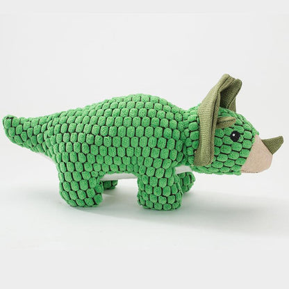 Jouet à mâcher pour chien Lighteme Corduroy Triceratops