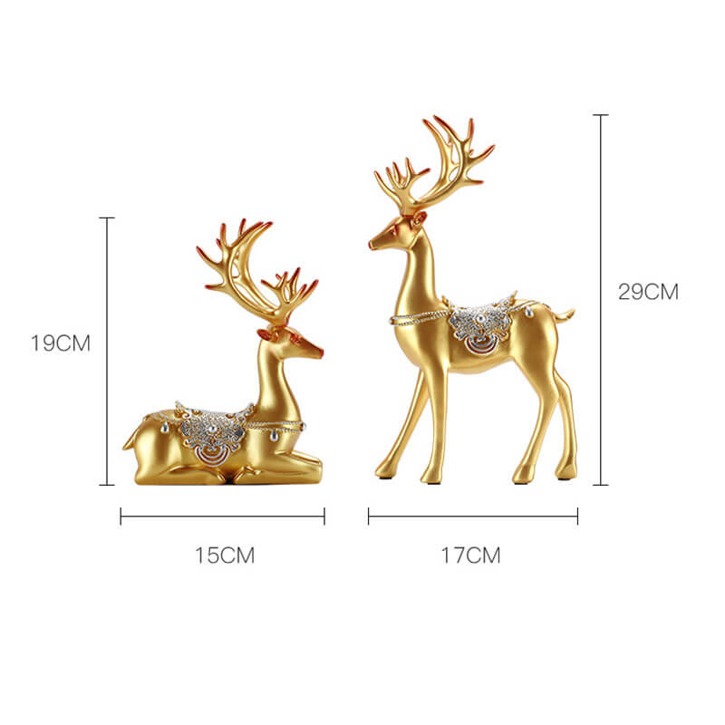 Lighteme Paar Hirsche Heimtextilien